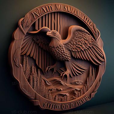 3D мадэль Хейворд в США (STL)